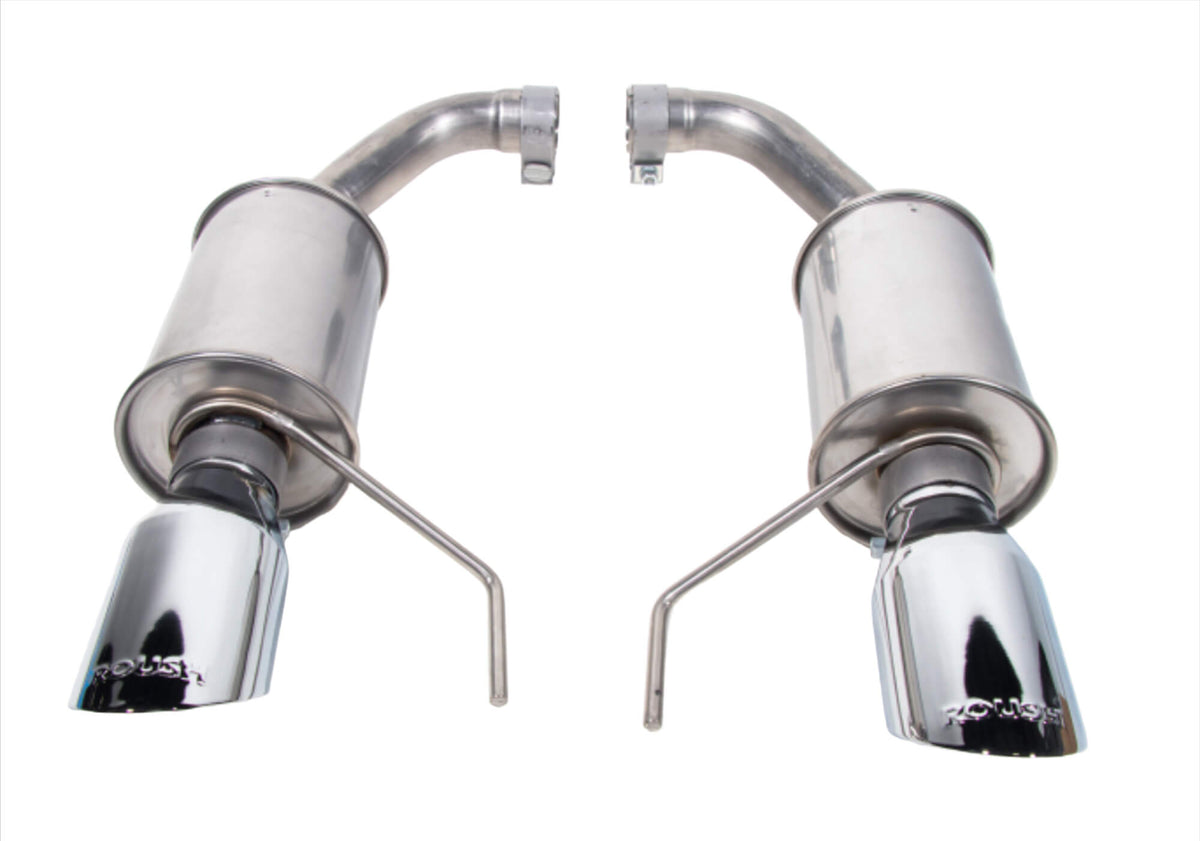 Roush 2024 Mustang GT / 2024 Mustang EcoBoost Dual Tip Axle Back Exhaust - 422333