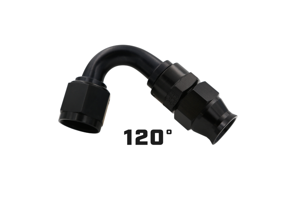 Aeromotive PTFE Hose End - AN-12 - 45 Deg - Black Anodized - 15360