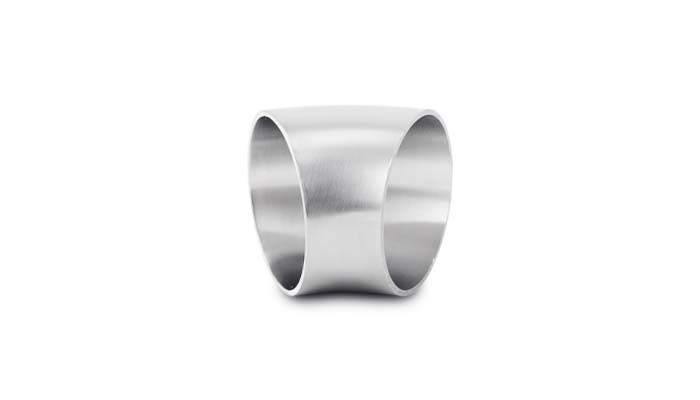 Vibrant 2.25in OD T304 SS 45 Deg Mandrel Bend Elbow (2.25in Centerline Radius) - 13328