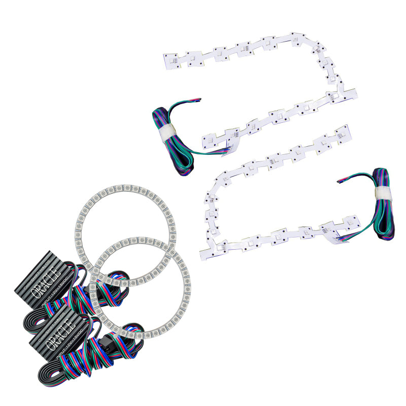 Oracle 11-19 Chrysler 300C DRL Upgrade w/ Halo Kit - ColorSHIFT w/o Controller SEE WARRANTY - 2642-334