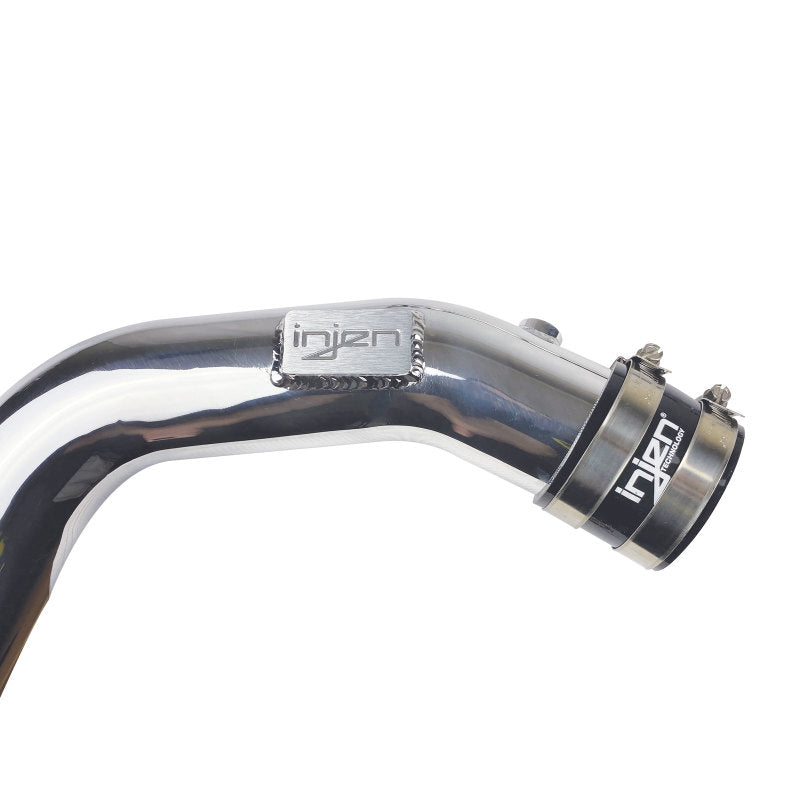 Injen 15-18 BMW M3 (F80) L6 Twin Turbo Polished Intercooler Charge Pipe w/ 1/8in Female NPT Bungs - SES1116ICP