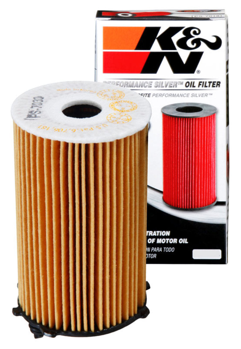 K&N Oil Filter for Hyundai/Kia V6 12-15 Azera/Sedona/10-15 Santa Fe/14-15 Cadenza - PS-7030
