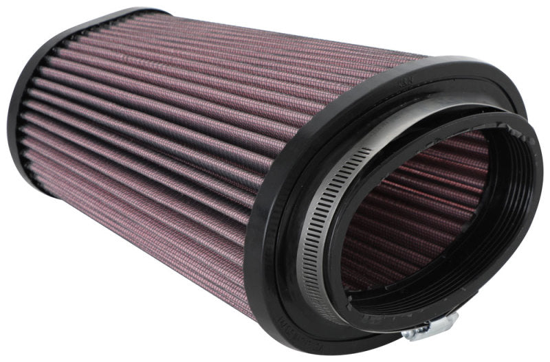 K&amp;N Universal Clamp-On Air Filter 2.844x4.813in Flg ID x 6.5x4.75in B OD x 4.5x3.25in T OD x 7.5in H - RU-5063