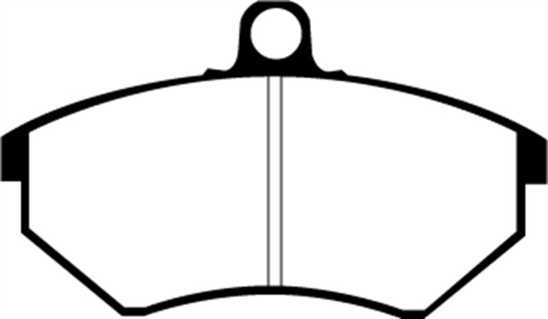 EBC 94 Volkswagen Cabriolet 1.8 Yellowstuff Front Brake Pads - DP4841R