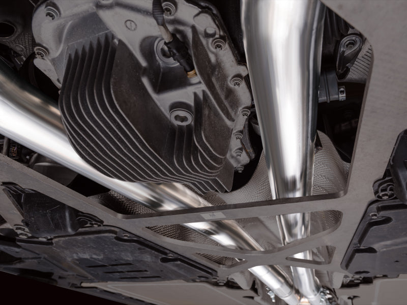 AWE BMW G90/G99 M5 Track Edition Catback Exhaust - Chrome Silver Tips - 3020-42790