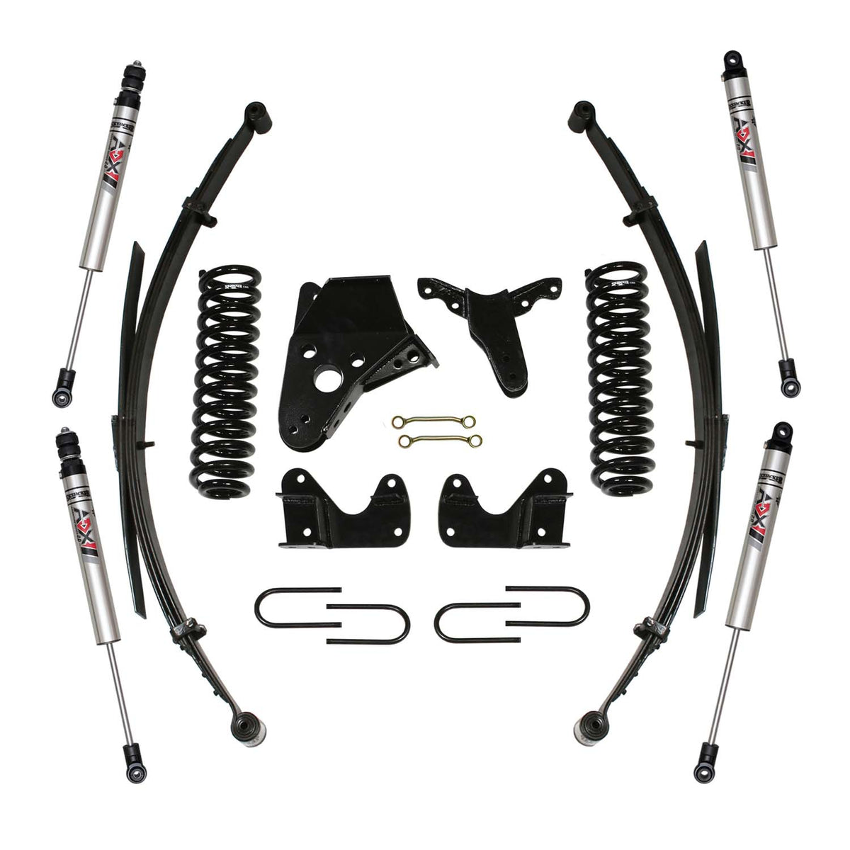 Skyjacker 1984-1990 Ford Bronco 2 6 In Suspension Lift Kit With Adx M2.0 Aluminum Monotube Shocks - 136BHKS-XM