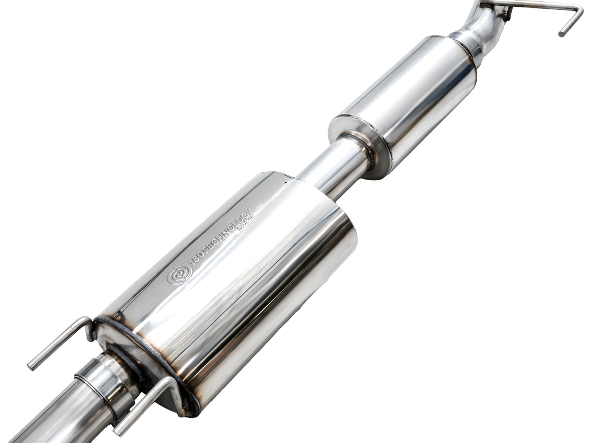 AWE 0FG Exhaust for 3rd Gen Toyota Tundra - Dual Diamond Black Tips - 3015-33063