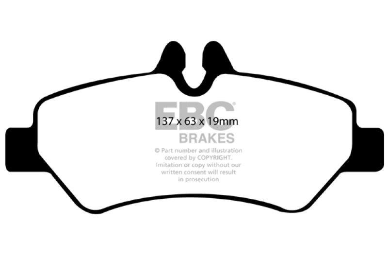 EBC 07+ Dodge Sprinter 2500 Ultimax2 Rear Brake Pads - UD1317