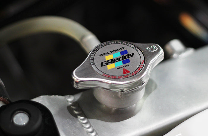 GReddy - GReddy High Pressure Radiator Cap(s) - 1.3kg/cm2 - polished/black - 13911004