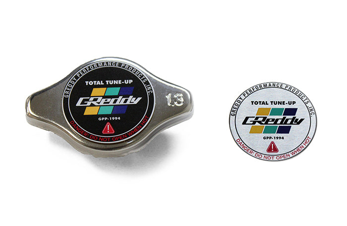 GReddy - GReddy High Pressure Radiator Cap(s) - 1.3kg/cm2 - polished/black - 13911004