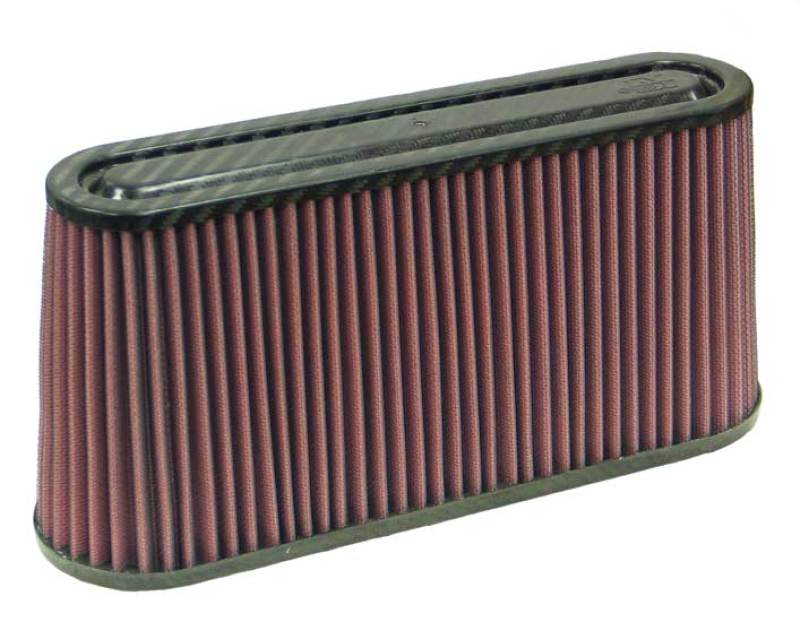 K&N Universal Air Filter Carbon Fiber Top 12in Flange ID x .875in Flange Length x 5.75in Height - RF-1050 for 1998-2002 Chevr