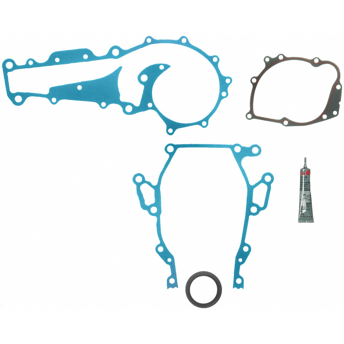 Fel-Pro Cadillac DeVille TCS 45522-2 Engine Timing Cover Gasket Set - TCS455222 for 1986-1995 Cadillac DeVille - front view