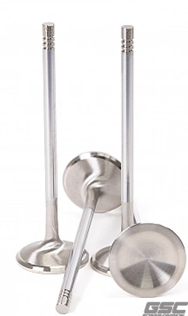 GSC P-D Toyota Supra/BMW B58 / BMW M3/M4 S58 Chrome Polished 28.5mm Head Exhaust Valve - Set of 12 - 2091-12 by GSC Power Div