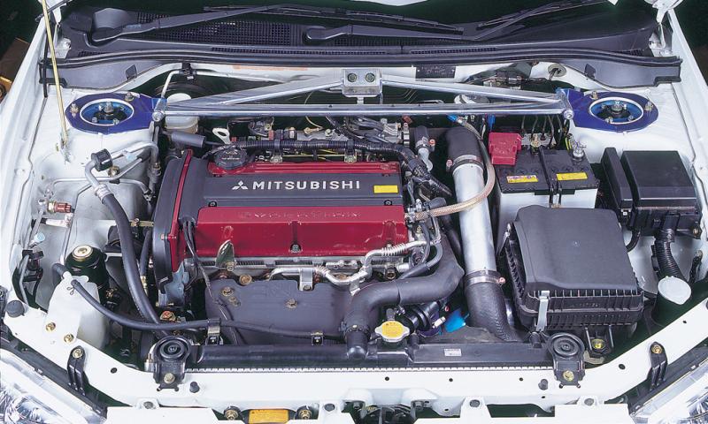 Cusco Strut Bar OS Front CT9A EVO8/9 (3-point) RHD JDM - 565 540 AT for 2003-2007 Mitsubishi Lancer - front view