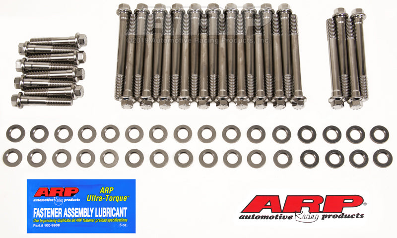 ARP BBC W/Dart-Chevy hex SS head bolt kit - 435-3603