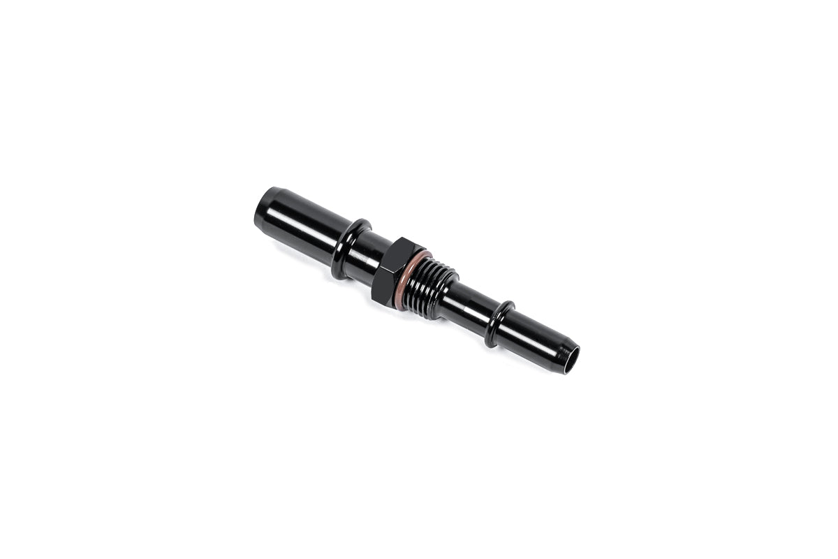 Radium Engineering 6AN Orb Bulkhead1/2in SAE Male to 3/8in SAE Male - 14-0563
