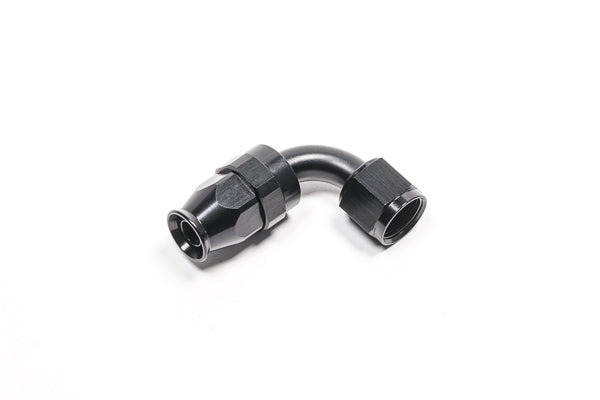 Radium Engineering -8AN 90 Degree PTFE Hose End - Black - 14-0636