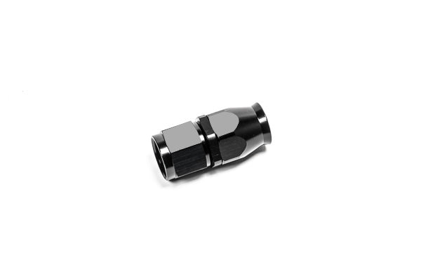 Radium Engineering 10AN Hose End Straight PTFE - BLACK - 14-1631