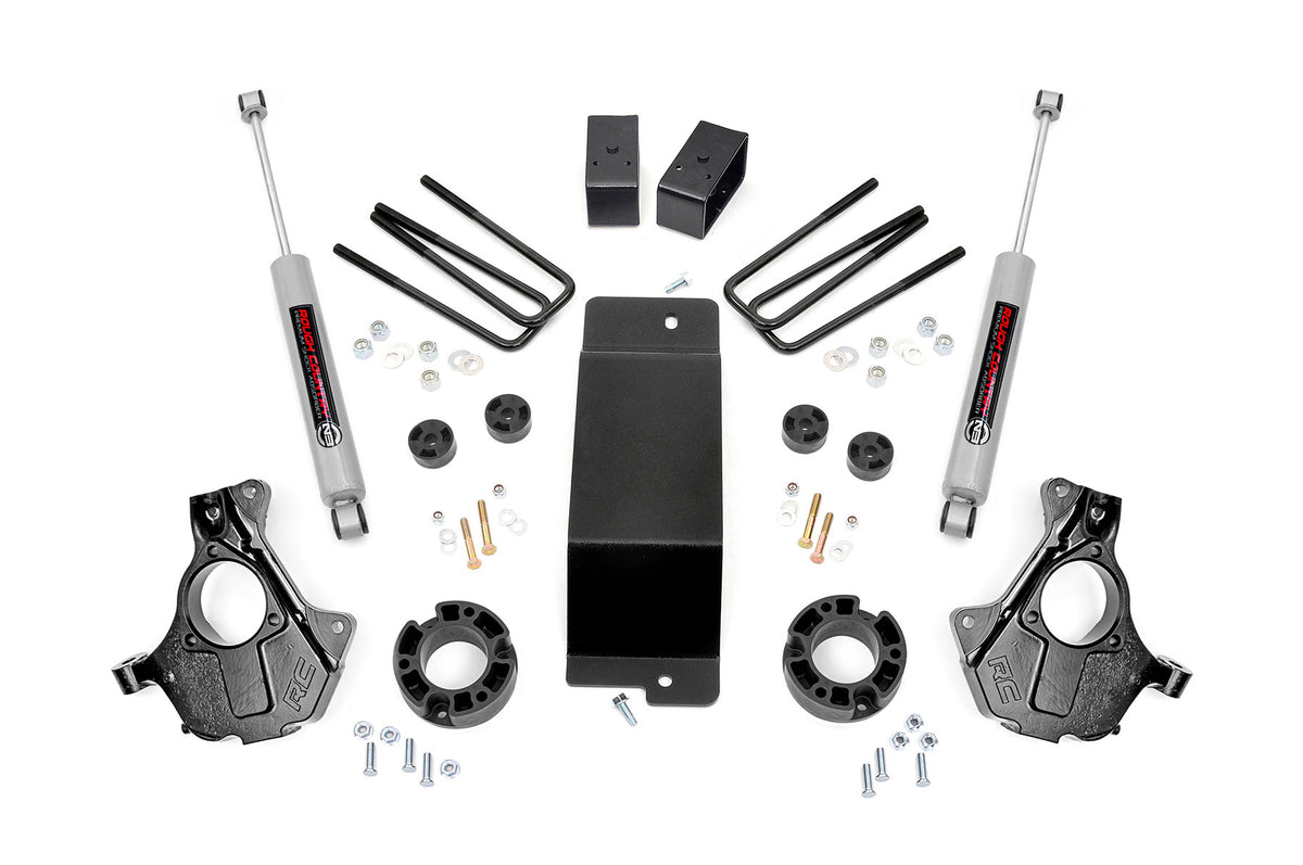 3.5 Inch Lift Kit | Alum/Stamp Steel LCA | Chevy/GMC 1500 (14-18 &amp; Classic)