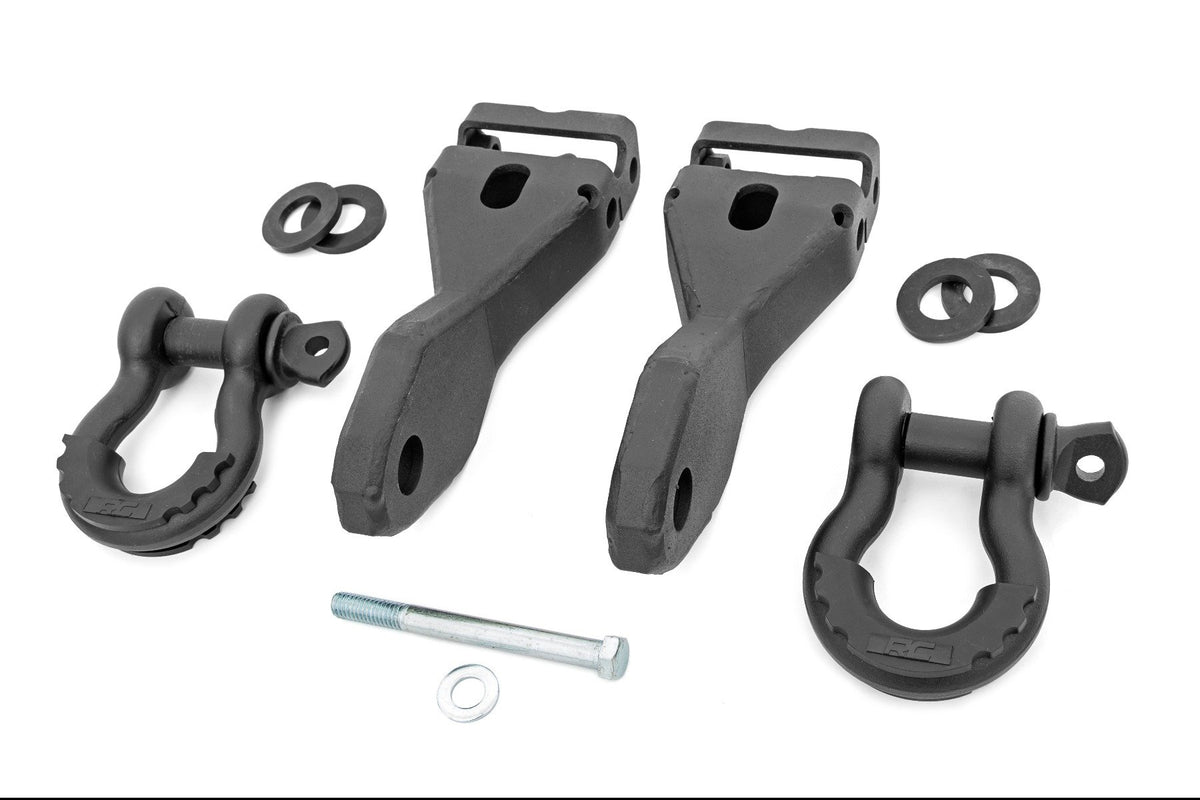 Tow Hook Brackets | D-Ring Combo | Chevy Silverado 1500 2WD/4WD (2014-2018 &amp; Classic)