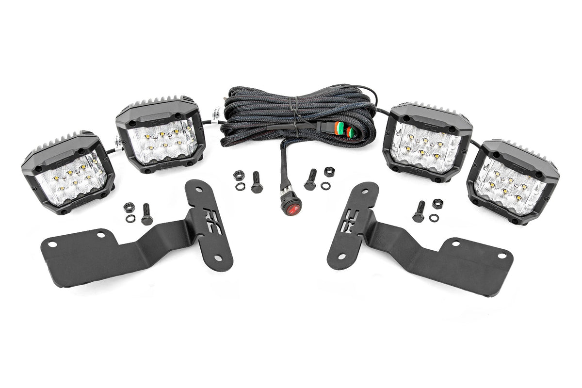 LED Light Kit | Ditch Mount | 3&quot; OSRAM | Wide | Subaru Forester (14-18)