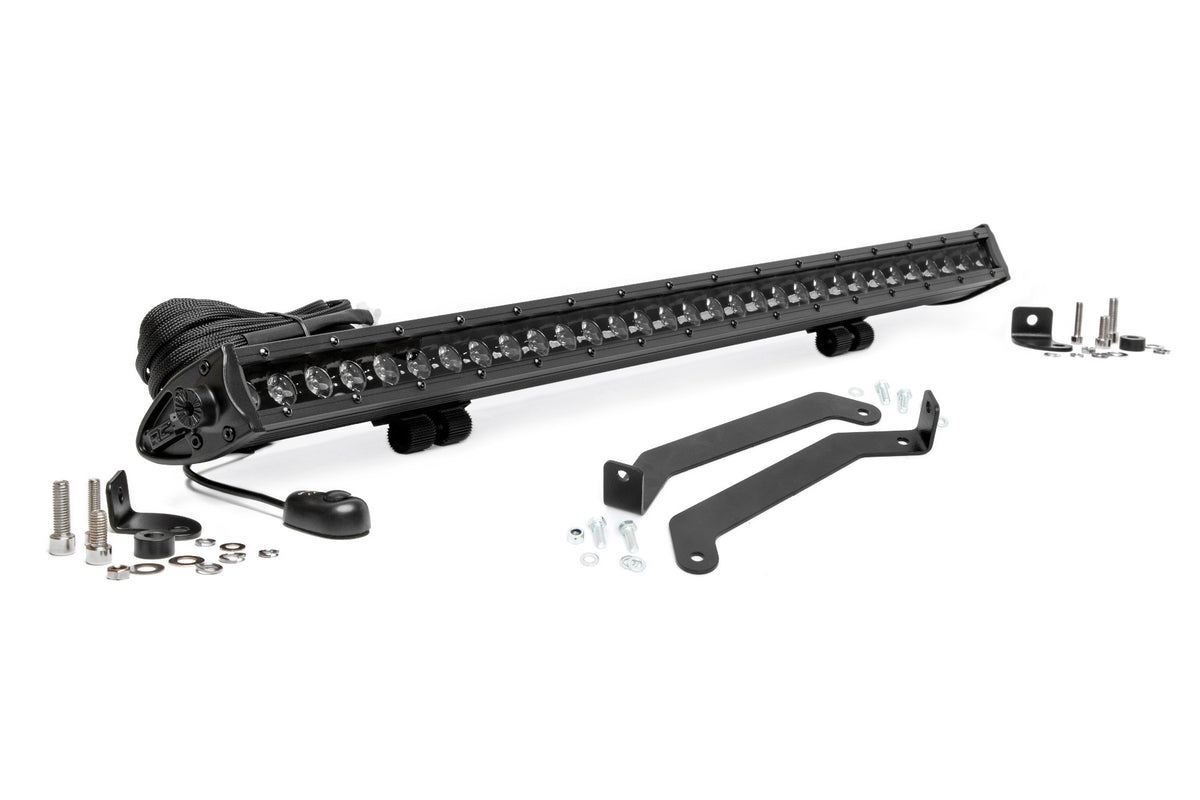 LED Light Kit | Bumper Mount | 30&quot; Black Single Row | Subaru Forester (14-18)