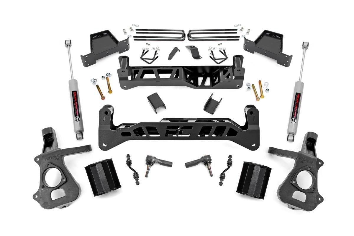7 Inch Lift Kit | Alu/S.Steel | Chevy/GMC 1500 2WD (14-18 &amp; Classic)