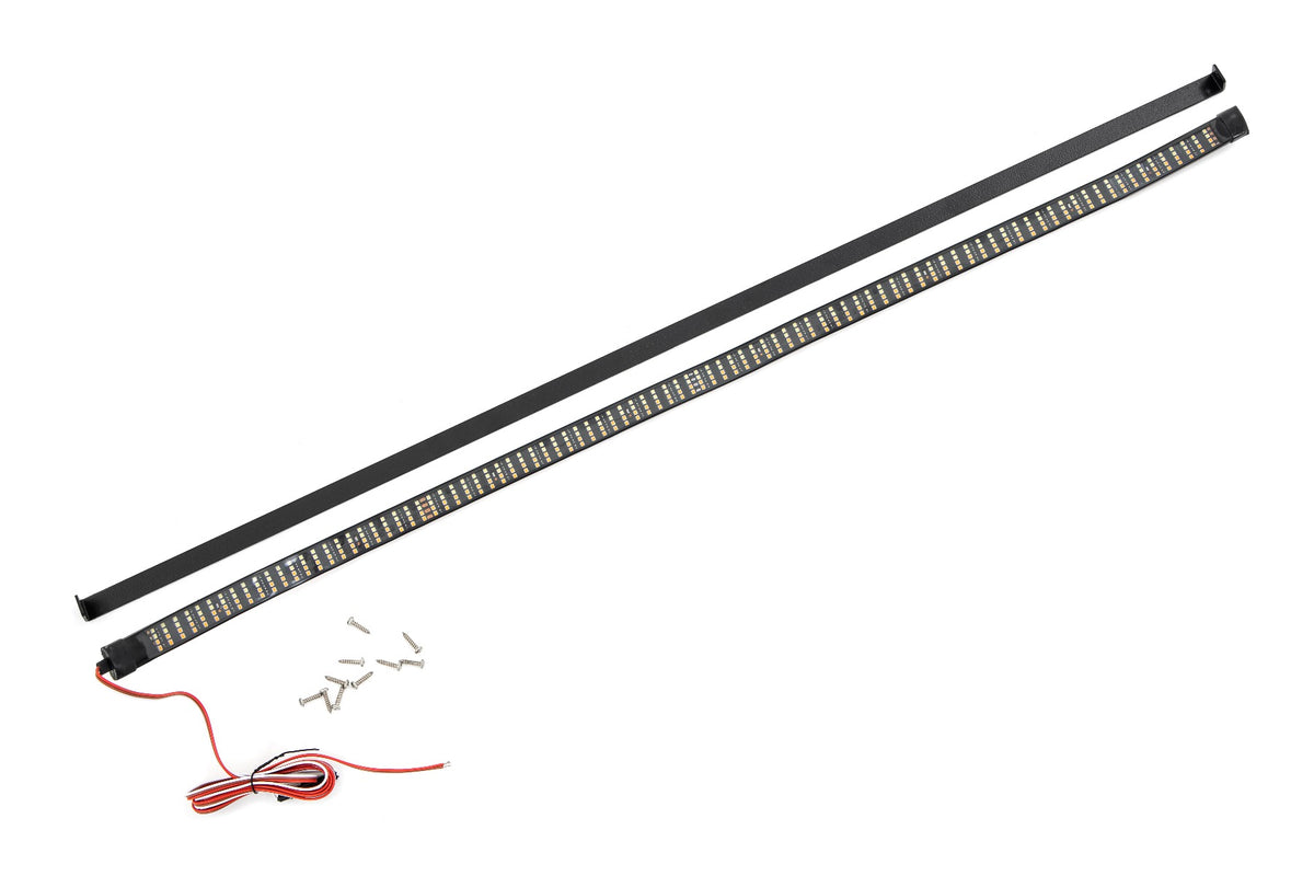 LED Light Kit | Hood Bulge | 40&quot; White/Amber Strip | Toyota Tundra (14-21)