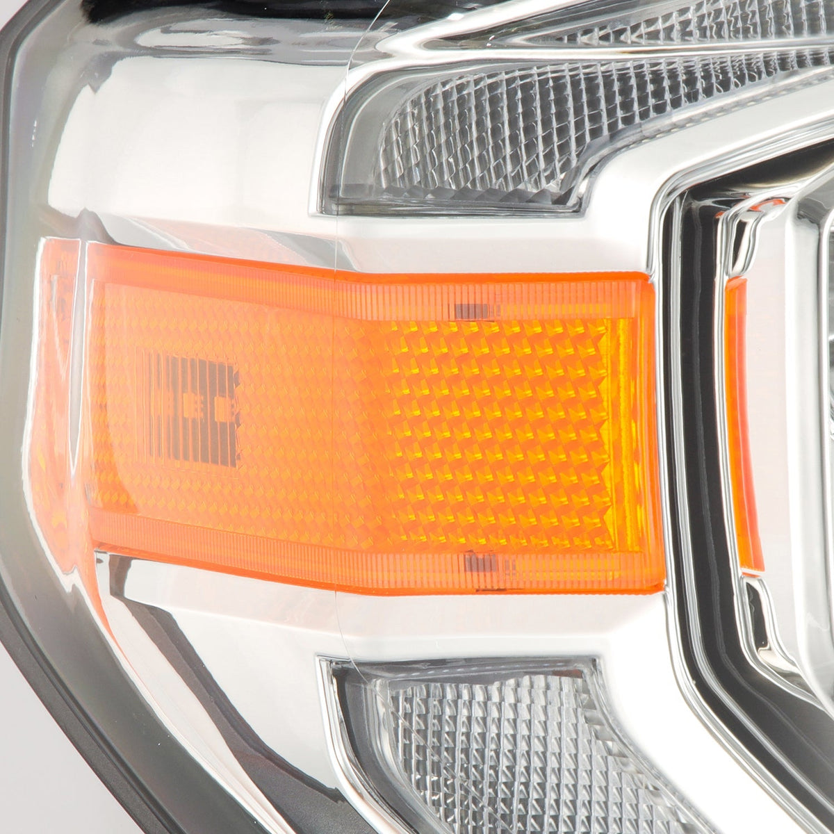 AlphaRex 14-21 Toyota Tundra PRO-Series Proj Headlights Chrome w/ DRL/Seq Signal - 880838 for 2014-2021 Toyota Tundra - rear 