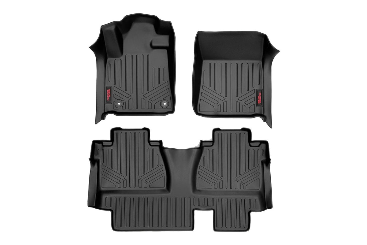 Floor Mats | FR &amp; RR | Double Cab | Toyota Tundra 2WD/4WD (2014-2021)