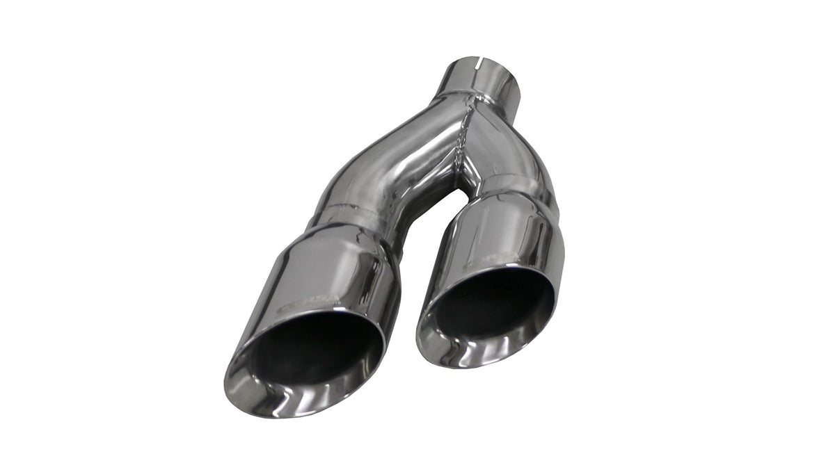 Corsa 3in Inlet 4in Pro Series Twin Side Swept Exhaust Tip Kit - 14031