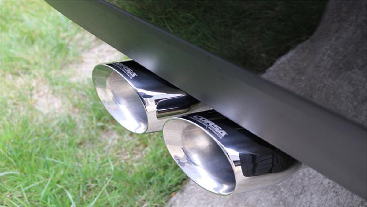 Corsa 3in Inlet 4in Pro Series Twin Side Swept Exhaust Tip Kit - 14031