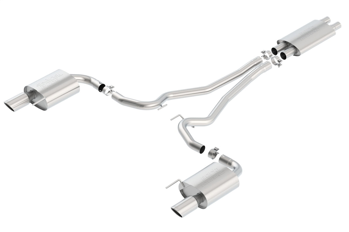 Borla Touring Cat-Back 15-17 Ford Mustang GT 5.0L V8 MT/AT 2.5in pipe 4in tip