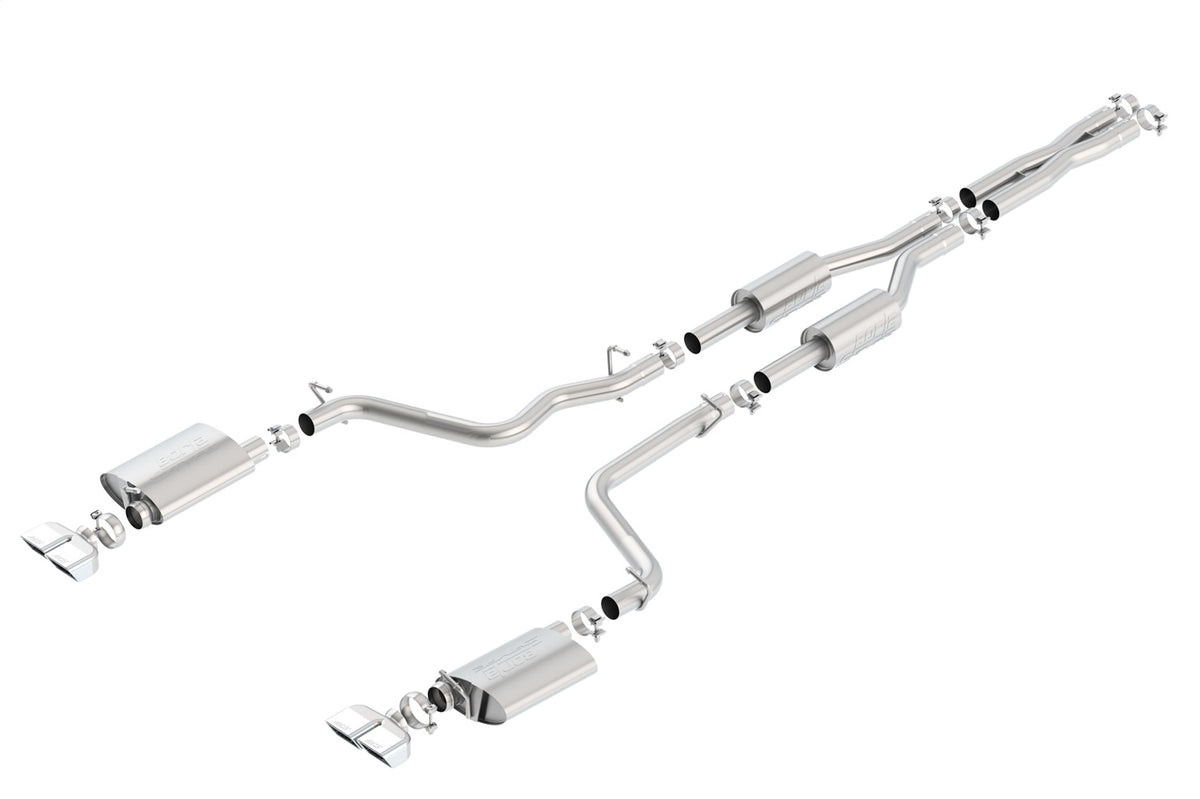 Borla 09-14 Dodge Challenger R/T 5.7L RWD 2Dr. Dual Rctgl. Angle S-Type CB Exhaust
