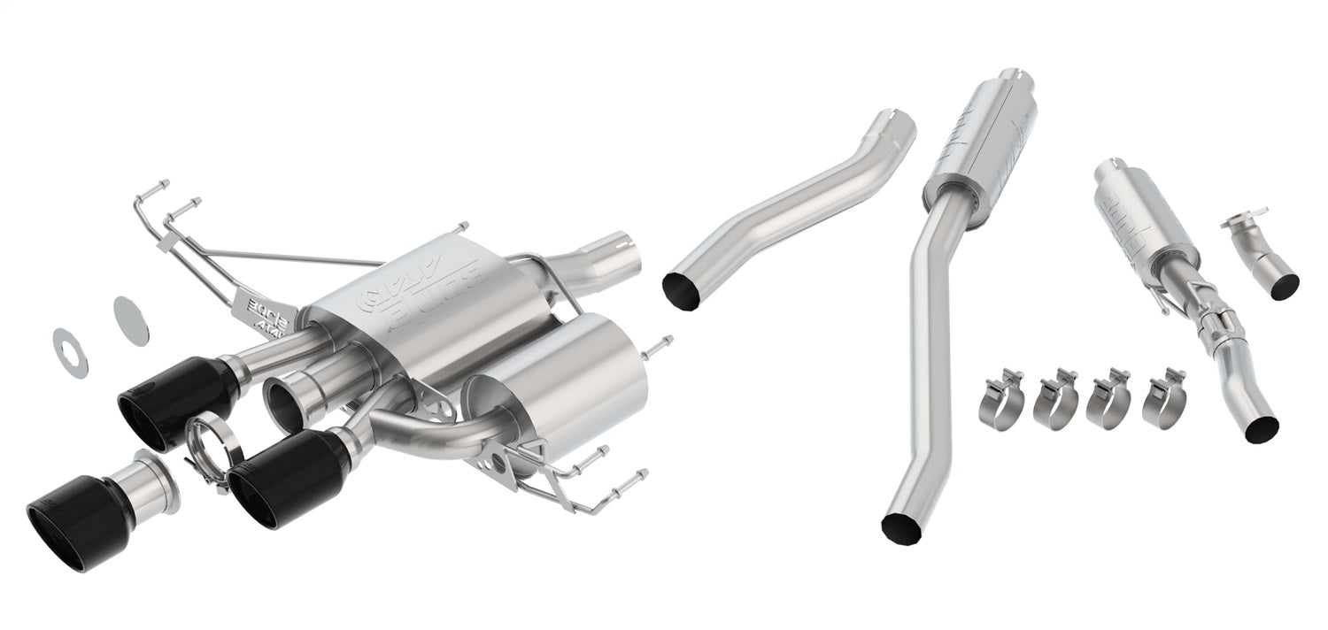 Borla 17-21 Honda Civic Type-R FK8 ATAK Cat-Back Exhaust w/ Ceramic Black Tips