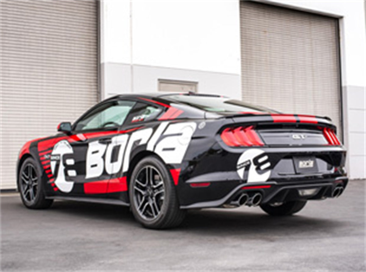 Borla 18-23 Ford Mustang GT 5.0L AT/MT (w/o Valves) ATAK 3in Cat-Back Exhaust w/Polished Tips