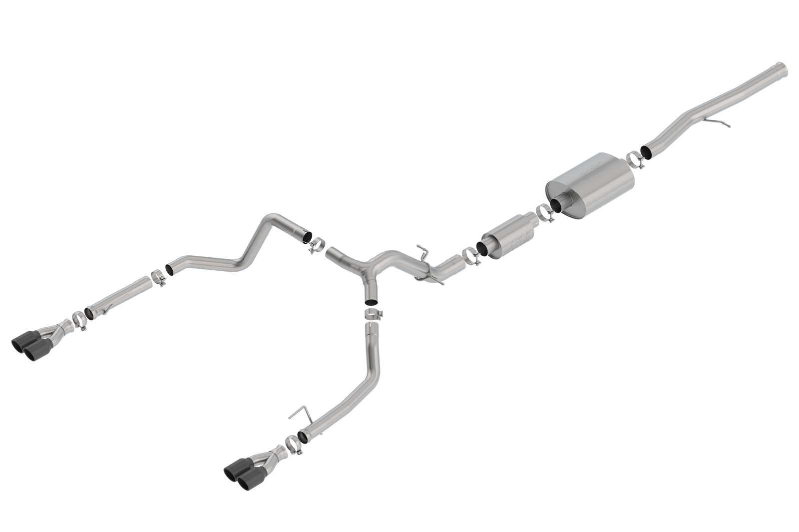 Borla 19 Chevrolet Silverado/GMC Sierra 1500 6.2L SS (S-Type) Catback Exhaust