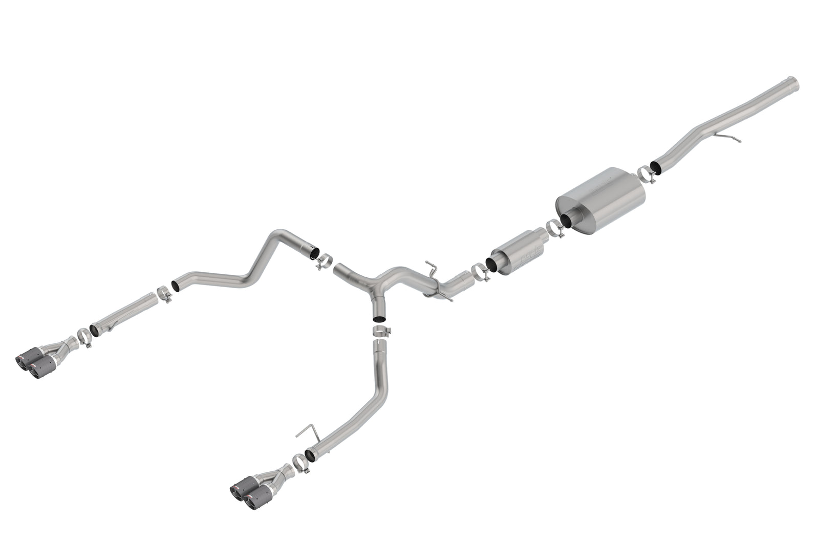 Borla 19 Chevrolet Silverado/GMC Sierra 1500 6.2L SS (S-Type) Catback Exhaust