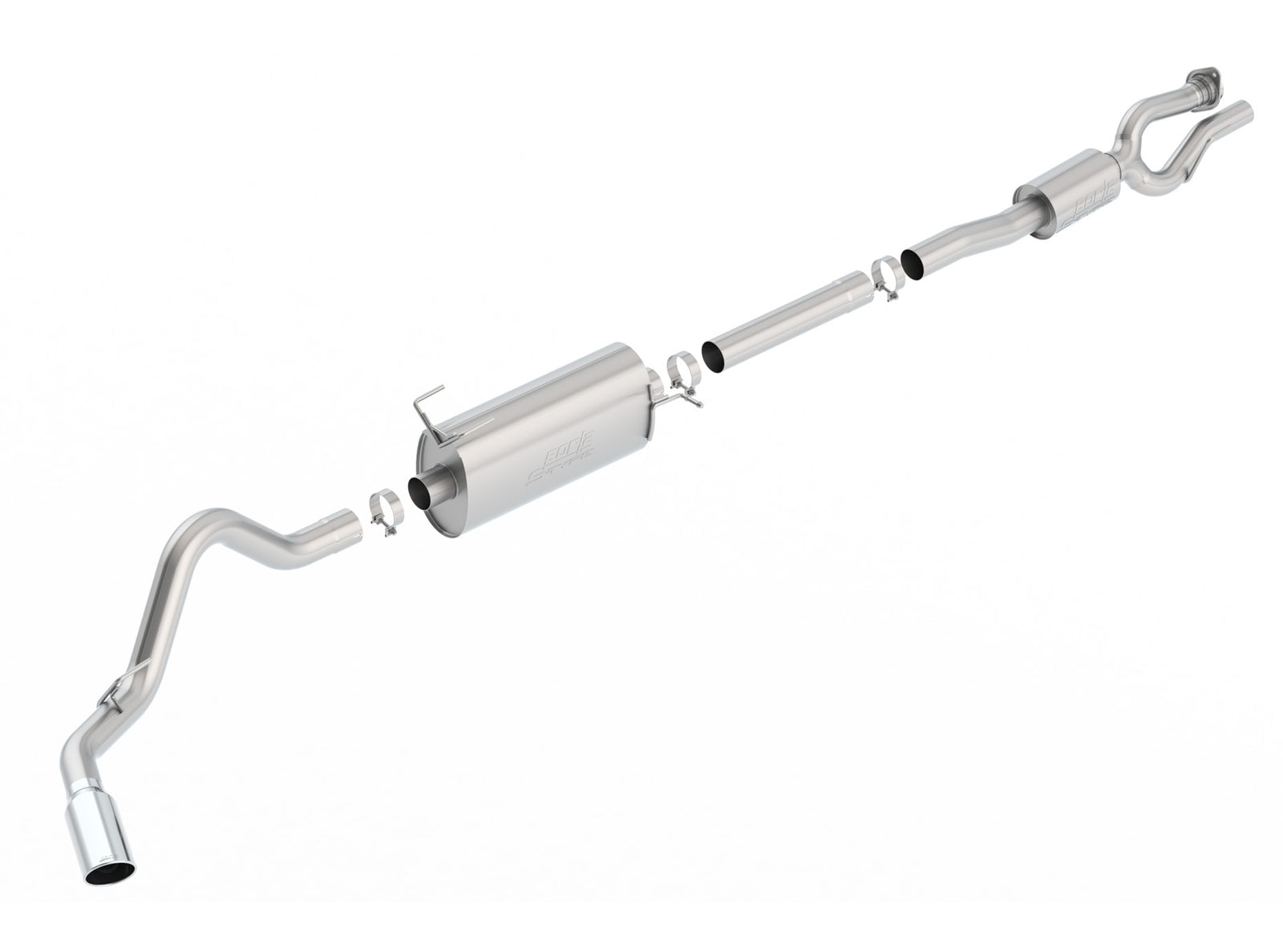 Borla S-Type Cat-Back 17-19 Ford F-250/350 Super Duty Side Exit Exhaust