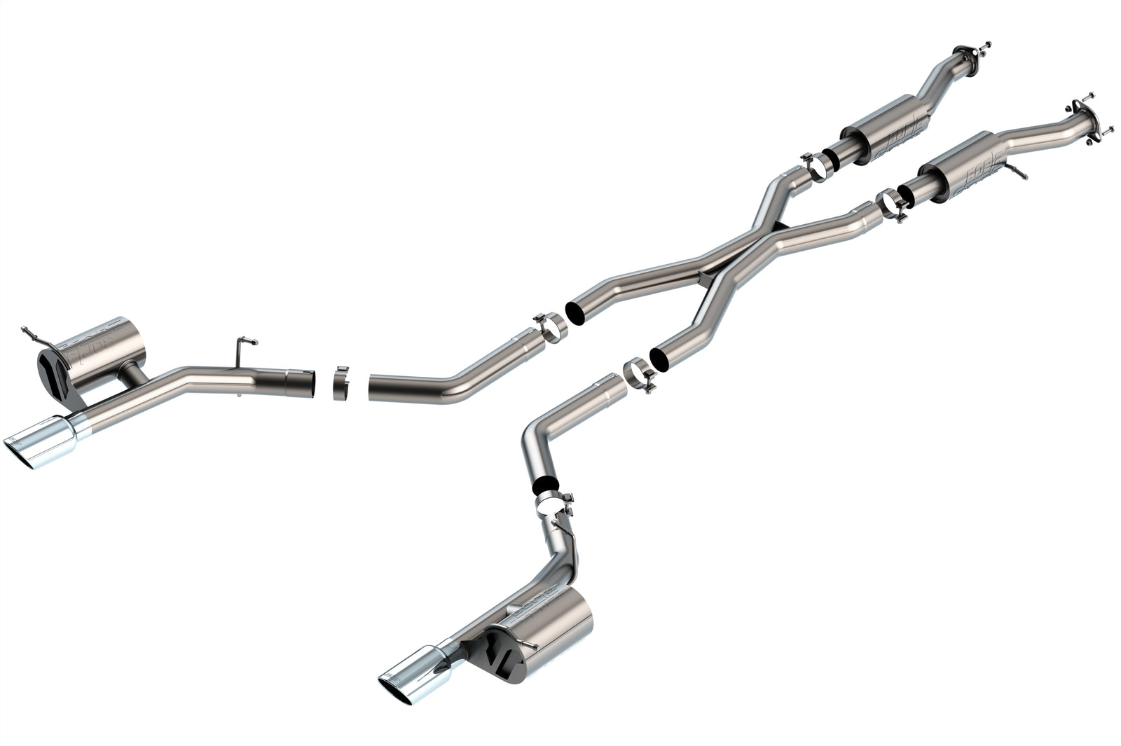 Borla 2021+ Dodge Durango SRT Hellcat 6.2L V8 AWD S-Type Cat-Back Exhaust System