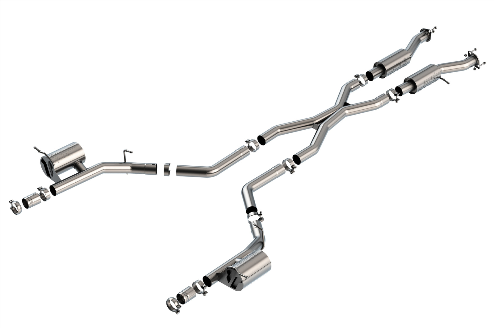 Borla 2021+ Dodge Durango SRT Hellcat 6.2L V8 AWD S-Type Cat-Back Exhaust System