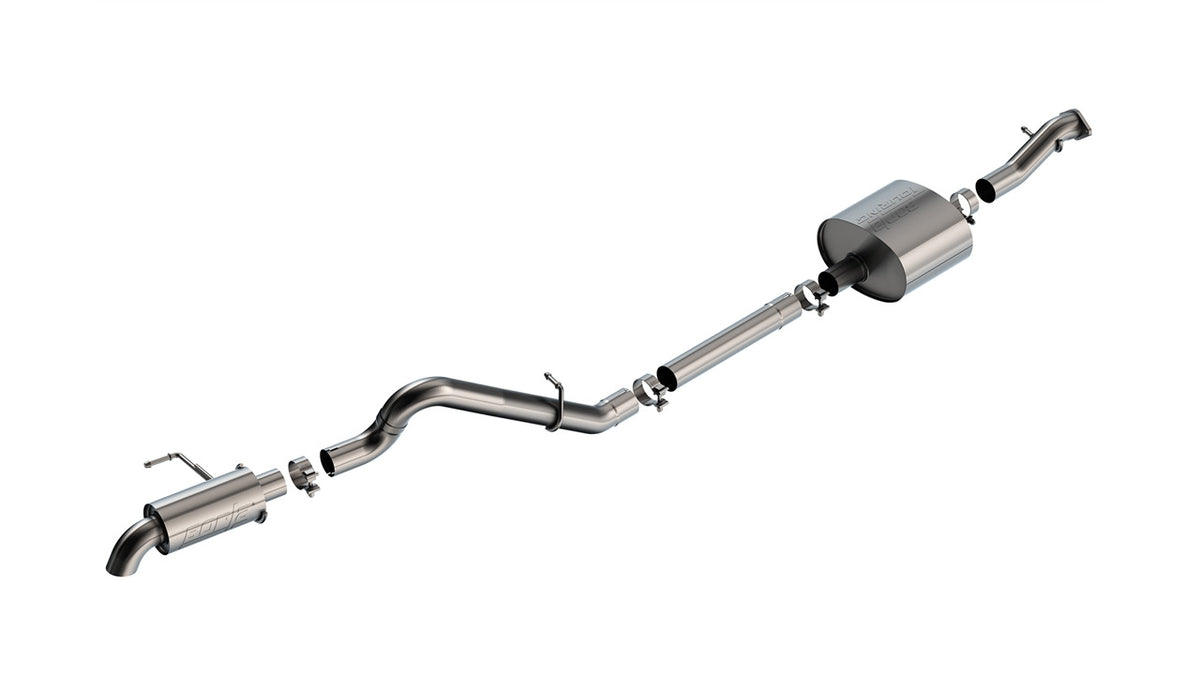 Borla 21-25 Ford Bronco 2.7L 2DR/4DR T-304 Stainless Steel Cat-Back Touring Exhaust