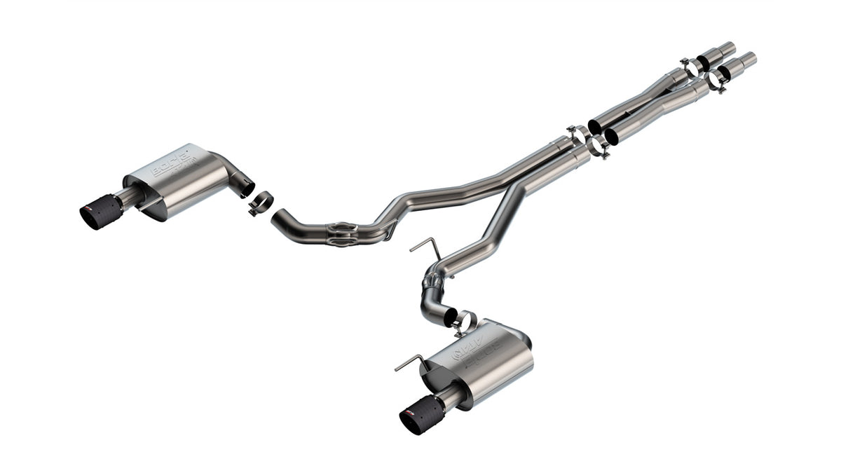 Borla 2024 Ford Mustang GT 5.0L V8 w/o Active Exhaust ATAK Cat-Back Exhaust System