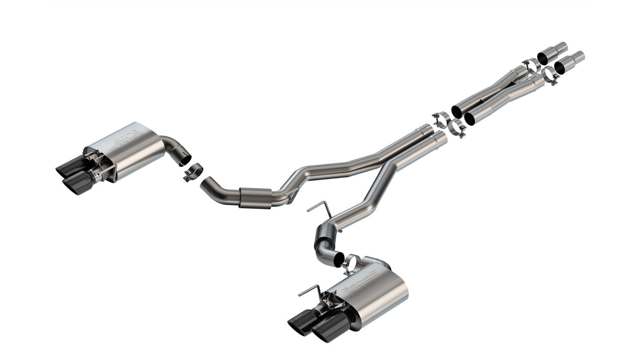 Borla 2024 Ford Mustang GT 5.0L V8 w/ Active Exhaust S-Type Cat-Back Exhaust System