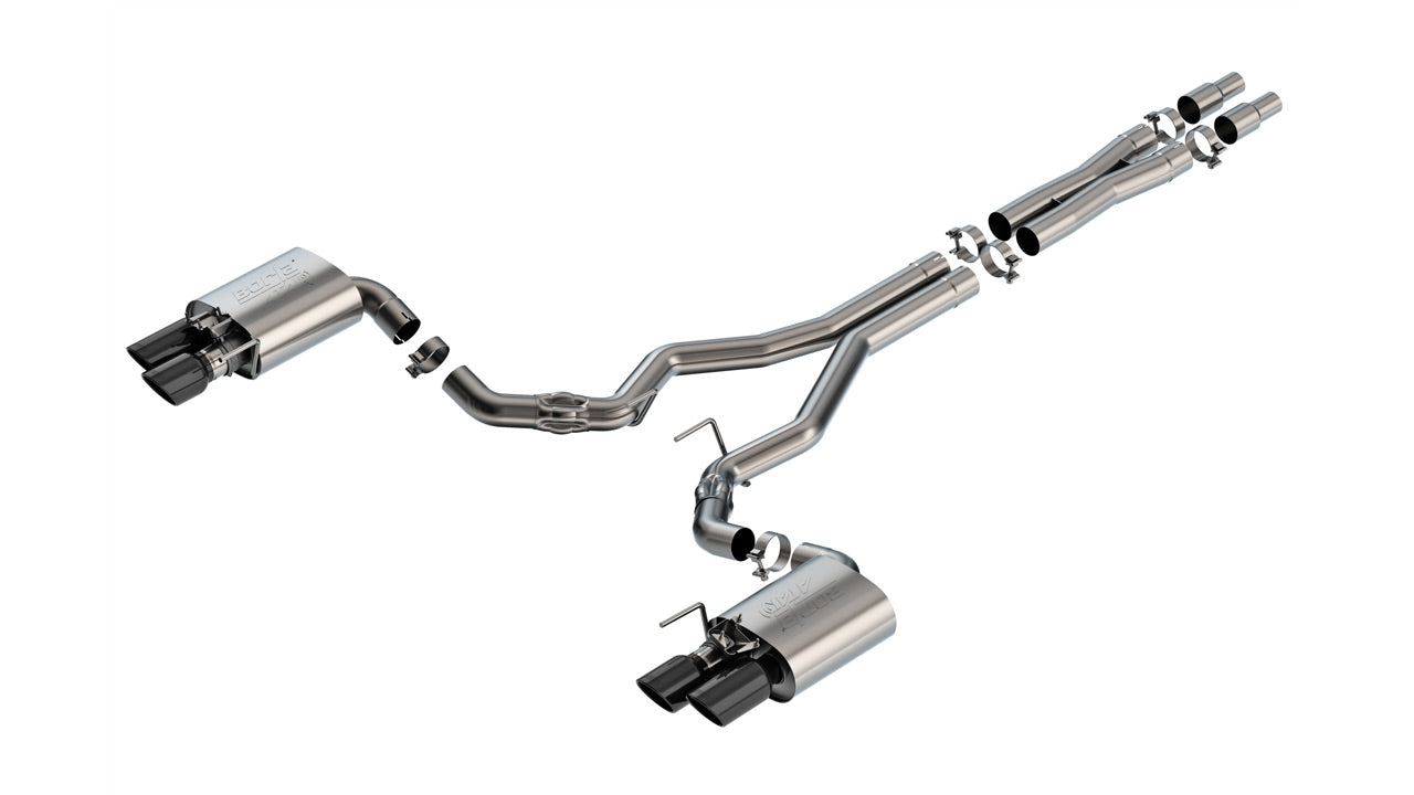 Borla 2024 Ford Mustang GT 5.0L V8 w/ Active Exhaust ATAK Cat-Back Exhaust System