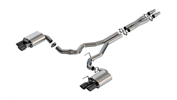 Borla 2024 Ford Mustang GT 5.0L V8 w/ Active Exhaust ATAK Cat-Back Exhaust System