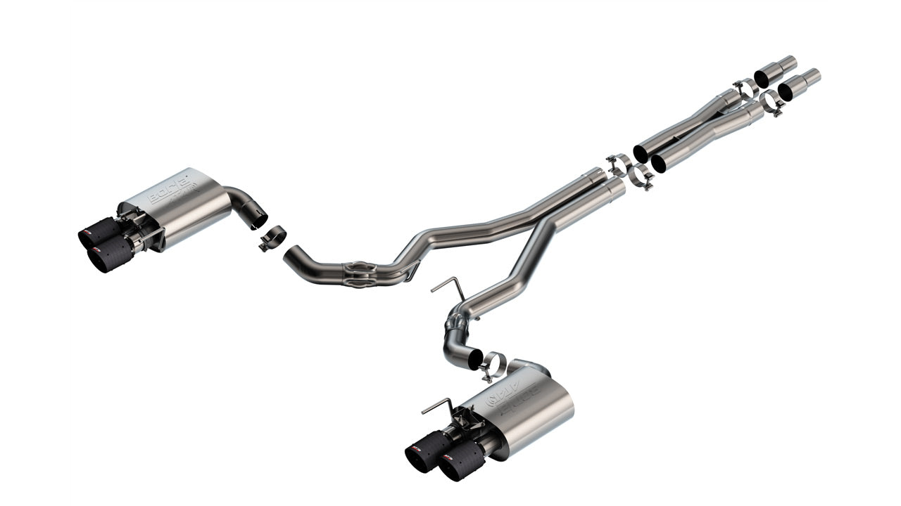 Borla 2024 Ford Mustang GT 5.0L V8 w/ Active Exhaust ATAK Cat-Back Exhaust System