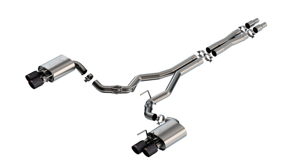 Borla 2024 Ford Mustang GT 5.0L V8 w/ Active Exhaust ATAK Cat-Back Exhaust System