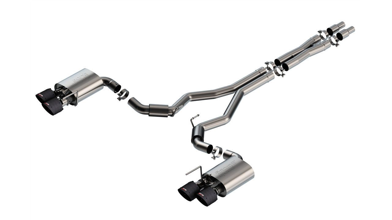 Borla 2024 Ford Mustang Dark Horse 5.0L V8 w/Active Exhaust S-Type Cat-Back Exhaust System