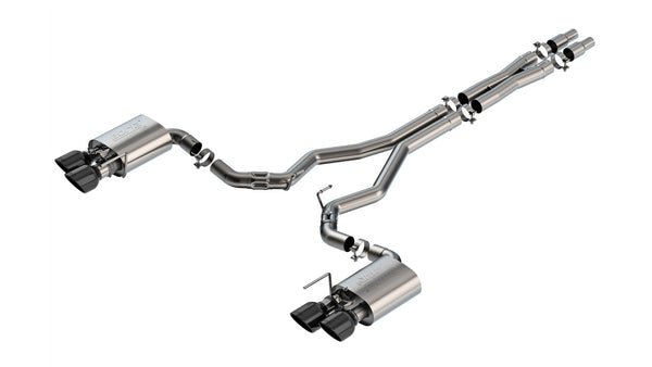Borla 2024 Ford Mustang Dark Horse 5.0L V8 w/Active Exhaust ATAK Cat-Back Exhaust System